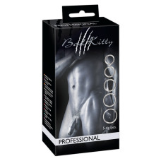 Ерекційні кільця - Bad Kitty Professional Cock Ring Set Ерекційні кільця - Bad Kitty Professional Cock Ring Set