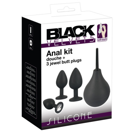 Набір анальних пробок - Black Velvets Anal Kit Набір анальних пробок - Black Velvets Anal Kit