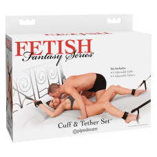 Бондажний набір - FFS Cuff & Tether Set Black
