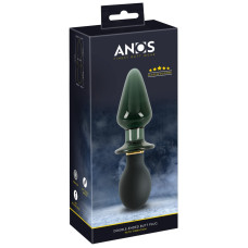 Анальний стимулятор - ANOS Double-Ended Butt Plug With Vibration Анальний стимулятор - ANOS Double-Ended Butt Plug With Vibration
