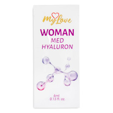 Інтимний зволожуючий гель-лубрикант для жінок - MyLove Woman Med Hyaluron, 4 мл
