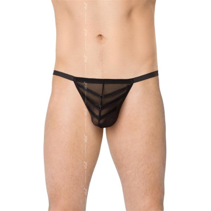 Чоловічі стрінги - Mens Thong 4527, black, OneSize Чоловічі стрінги - Mens Thong 4527, black, OneSize