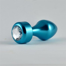 Анальна пробка - Heavy Metal Anal Plug Rosebud Aluminium Blue Анальна пробка - Heavy Metal Anal Plug Rosebud Aluminium Blue