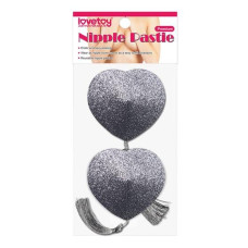 Пестіси - Reusable Glitter Heart Tassel Nipple Pasties Пестіси - Reusable Glitter Heart Tassel Nipple Pasties