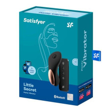 Кліторальний вібратор - Satisfyer Little Secret Black (App) Кліторальний вібратор - Satisfyer Little Secret Black (App)