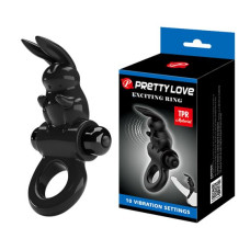 Ерекційне кільце - Pretty Love Exciting Ring Black Ерекційне кільце - Pretty Love Exciting Ring Black