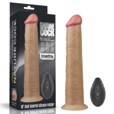Вібратор - Dual-Layered Silicone Rotator 10