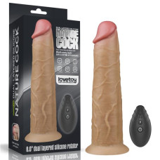 Вібратор - Dual-Layered Silicone Rotator 8
