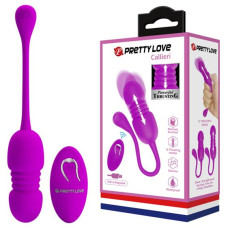 Віброяйце - Pretty Love Callieri Thrusting Vibrating Egg Purple Віброяйце - Pretty Love Callieri Thrusting Vibrating Egg Purple