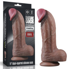Фалоімітатор - Dual-Layered Silicone Cock 11