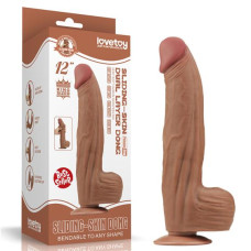Фалоімітатор - Sliding-Skin Dual Layer Dong 12