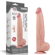Фалоімітатор - Sliding-Skin Dual Layer Dong 13.5