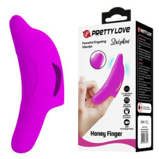 Вібронасадка на палець - Pretty Love Delphini Fingering Vibrator Purple Вібронасадка на палець - Pretty Love Delphini Fingering Vibrator Purple