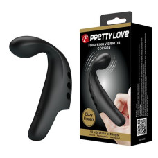 Вібронасадка на палець - Pretty Love Fingering Vibrator Gordon Black Вібронасадка на палець - Pretty Love Fingering Vibrator Gordon Black