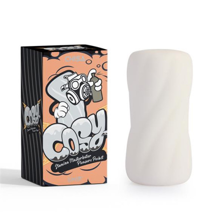 Мастурбатор - COSY Stamina Masturbator Pleasure Pocket White Мастурбатор - COSY Stamina Masturbator Pleasure Pocket White