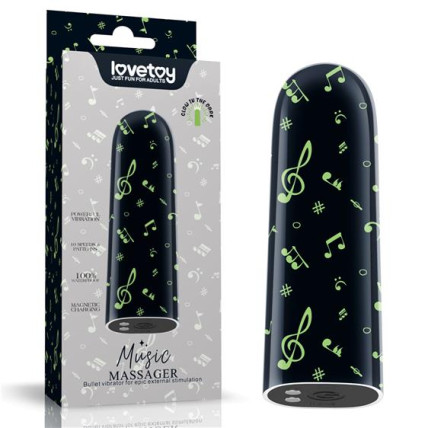 Вібропуля - Rechargeable Glow-in-the-dark Music Massager Вібропуля - Rechargeable Glow-in-the-dark Music Massager