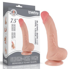 Фалоімітатор - Sliding-Skin Dual Layer Dong 7.5 Фалоімітатор - Sliding-Skin Dual Layer Dong 7.5
