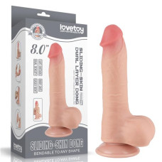 Фалоімітатор - Sliding-Skin Dual Layer Dong 8 Фалоімітатор - Sliding-Skin Dual Layer Dong 8