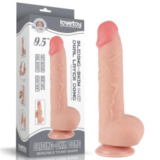 Фалоімітатор - Sliding-Skin Dual Layer Dong 9.5
