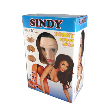 Надувна секс-лялька з вібрацією - Sindy 3D Надувна секс-лялька з вібрацією - Sindy 3D