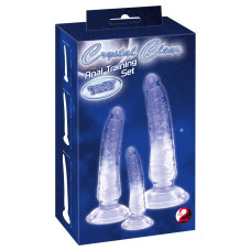 Набір анальних фалоімітаторів - Crystal Clear Anal Training Dildo Set