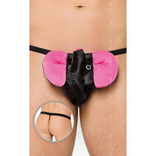 Чоловічі стрінги - Thong 4445 black, S-L Чоловічі стрінги - Thong 4445 black, S-L