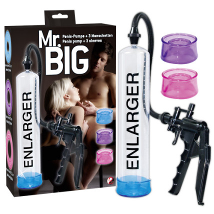Чоловіча помпа - Mr. Big 3 Sleeve System Pump Чоловіча помпа - Mr. Big 3 Sleeve System Pump