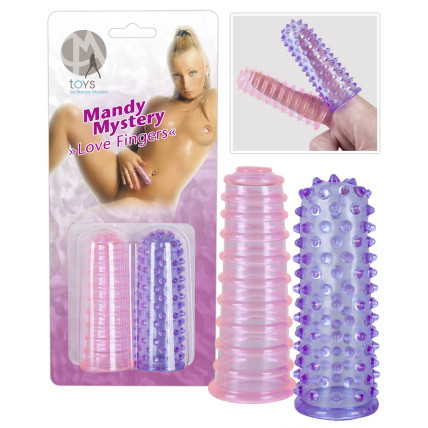 Насадки на пальці - Mandy Mystery Love Fingers, 2 шт. Насадки на пальці - Mandy Mystery Love Fingers, 2 шт.