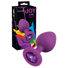 Анальна пробка - Colorful Joy Jewel Purple Plug Medium Анальна пробка - Colorful Joy Jewel Purple Plug Medium