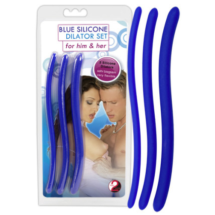 Стимулятори уретри - Blue Silicone Dilator Set