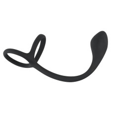 Ерекційне кільце - Black Velvets Cock & Ball Ring + Plug Ерекційне кільце - Black Velvets Cock & Ball Ring + Plug