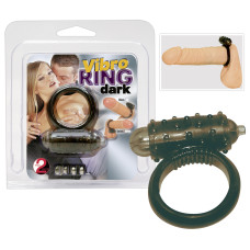 Ерекційне кільце - Vibro Ring Dark Silicon Ерекційне кільце - Vibro Ring Dark Silicon