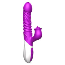 Вібратор - Silicone Vibrator, USB, 10 Function &Thrusting Function, Heating Вібратор - Silicone Vibrator, USB, 10 Function &Thrusting Function, Heating