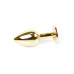 Анальна пробка - Jewellery Gold Light Blue Анальна пробка - Jewellery Gold Light Blue