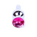 Анальна пробка - Jewellery Silver BUTT PLUG Pink