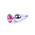 Анальна пробка - Jewellery Silver BUTT PLUG Pink