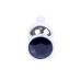 Анальна пробка - Jewellery Silver BUTT PLUG Black Анальна пробка - Jewellery Silver BUTT PLUG Black