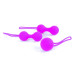 Набір вагінальних кульок - Silicone Kegal Balls Set Purple