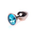 Анальна пробка - Jewellery Red Gold Plug Light Blue Анальна пробка - Jewellery Red Gold Plug Light Blue