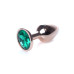 Анальна пробка - Jewellery Red Gold Plug Green Анальна пробка - Jewellery Red Gold Plug Green