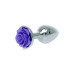Анальна пробка - Jewellery Silver PLUG ROSE Purple Анальна пробка - Jewellery Silver PLUG ROSE Purple