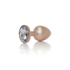 Анальна пробка - Jewellery Pearl Gold Plug Clear L Анальна пробка - Jewellery Pearl Gold Plug Clear L