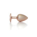 Анальна пробка - Jewellery Pearl Gold Plug Clear L Анальна пробка - Jewellery Pearl Gold Plug Clear L