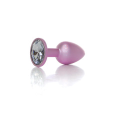 Анальна пробка - Jewellery Pearl Pink Plug Clear S Анальна пробка - Jewellery Pearl Pink Plug Clear S