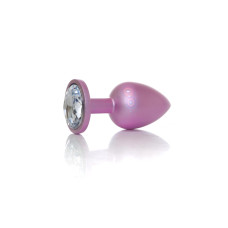 Анальна пробка - Jewellery Pearl Pink Plug Clear L Анальна пробка - Jewellery Pearl Pink Plug Clear L