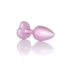 Анальна пробка - Jewellery Pearl Pink Heart Plug Clear S Анальна пробка - Jewellery Pearl Pink Heart Plug Clear S