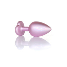 Анальна пробка - Jewellery Pearl Pink Heart Plug Clear L Анальна пробка - Jewellery Pearl Pink Heart Plug Clear L