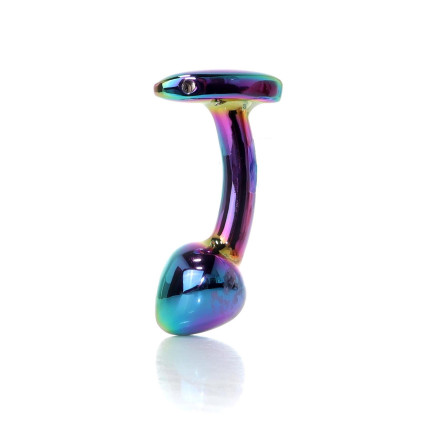 Анальна пробка - Jewellery Multicolour Curved Plug S Анальна пробка - Jewellery Multicolour Curved Plug S