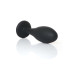 Анальна пробка - Jewellery Silicone Black Plug M Clear Анальна пробка - Jewellery Silicone Black Plug M Clear