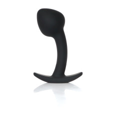 Анальна пробка - Silicone Black Curved Plug M Анальна пробка - Silicone Black Curved Plug M